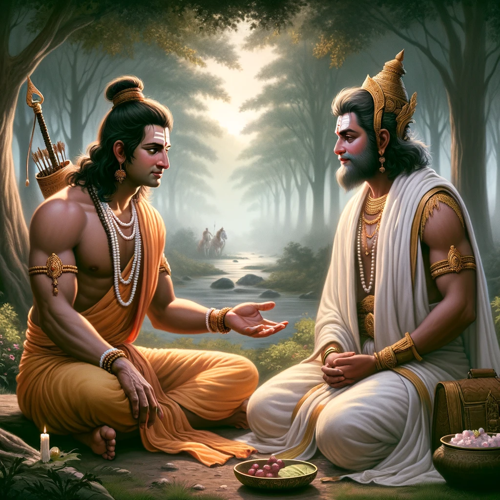 Vibhishana Received by Rama